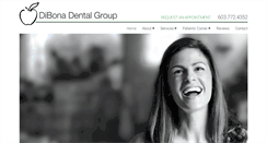 Desktop Screenshot of dibonadentalgroup.com